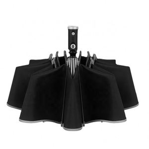 Grand parapluie réversible à ouverture et fermeture automatiques, coupe-vent, idéal pour les voyages - Product Image 3