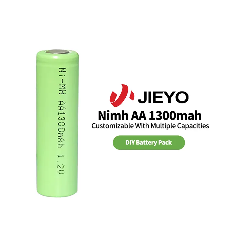 Batería Jieyo NIMH tamaño AA 1,2 V 1300mAh NI-MH baterías cilíndricas recargables celda para niños coche de juguete eléctrico inteligente
