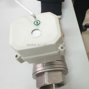 A150-T25-S3-B วาล์ว 3 ทาง ขนาด 1 นิ้ว DN25 แบบ L T พร้อมมอเตอร์และระบบควบคุมด้วยมือ - Product Image 4