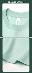 Camiseta Streetwear con Logo Personalizado al por Mayor, Camiseta Estampada al por Mayor con Cuello Redondo, Camiseta Lisa Multicolor Ajustada con Efecto Desgastado - Product Image 5