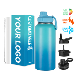 Mug isotherme en acier inoxydable de 32 oz et 40 oz au design créatif, idéal pour les boissons chaudes et froides, parfait pour les activités de plein air - Product Image 1