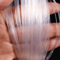 Ligne de pêche en nylon extra épaisse, grande taille, super résistante, monofilament transparent pour la pêche en mer/en bateau, diamètre 0,8 mm - 2,5 mm