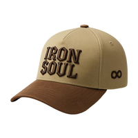 Cappellino da Baseball di Lusso a 5 Pannelli in Camoscio di Alta Qualità, Personalizzabile con Logo Ricamato, per Uomo e Donna