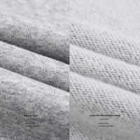 Haut à capuche décontracté en fibre de bambou 100% (450g) style coréen, coupe décontractée, col montant demi-zip, patchwork à bords bruts, jambe droite, collection automne