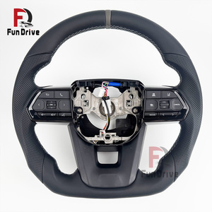 Volante Deportivo Toyota en Cuero Negro Completo, Disponible para Toyota Hilux, Corolla, GR86, Camry, Land Cruiser, Fortuner, GT86, LC300, LC200 - Product Image 6
