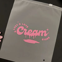 Petite pochette de bikini en PVC emballage fermeture éclair t-shirt sacs de maillot de bain fermeture éclair personnalisé imprimé sous-vêtements en plastique sac de soutien-gorge pour maillots de bain