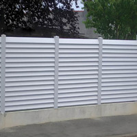Intimité persienne écran clôture horizontale lamelle panneau persienne décoration conseil maison jardin clôture extérieur intimité piscine latte clôture