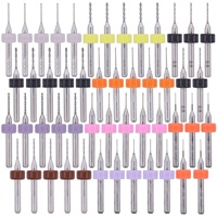 Jeu de forets pour circuits imprimés, tige droite, à rainures spirales, en carbure non revêtu, 0,3 mm à 1,2 mm |   Routeur de fraisage CNC pour puces IC de gravure chinoises