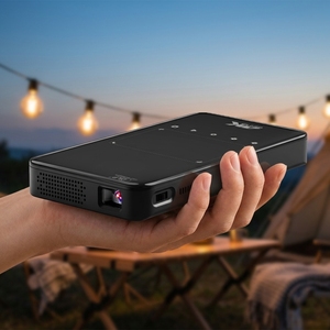 Mini projecteur intelligent DLP S90 4K, 120 lumens ANSI, compatible 4K Full HD, stéréo HIFI, haut-parleurs intégrés, Android 9.0, pour les professionnels - Product Image 2