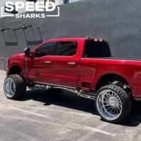 Jantes de camion monobloc forgées polies 24x10 24x12 26x14 8x170 8x180 8x6.5 8x165.1 pour Ford F250 F350 et GMC Sierra 3500HD