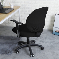 Housse de siège de chaise de bureau extensible résistant à l'eau Spandex extensible Jacquard housse de chaise d'ordinateur pour siège de chaise de bureau