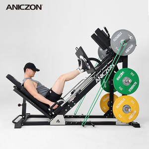 Appareil de musculation professionnel en acier tout-en-un pour <span class=keywords><strong>presse</strong></span> à jambes, squat incliné, pression avant, pression arrière, entraînement des jambes et des fessiers - Product Image 4