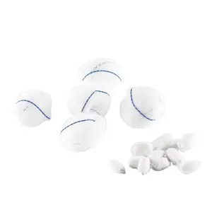 Disposable medical absorbent 100% natural cotton sterile gauze ball