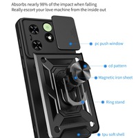 Coque de Téléphone Anti-choc Renforcée pour Tecno Spark Go 2024 Camon 20 Pova 5 Premier Infinix Note 40 Pro 5G Smart 8 Pro Hot 40i Zero 30