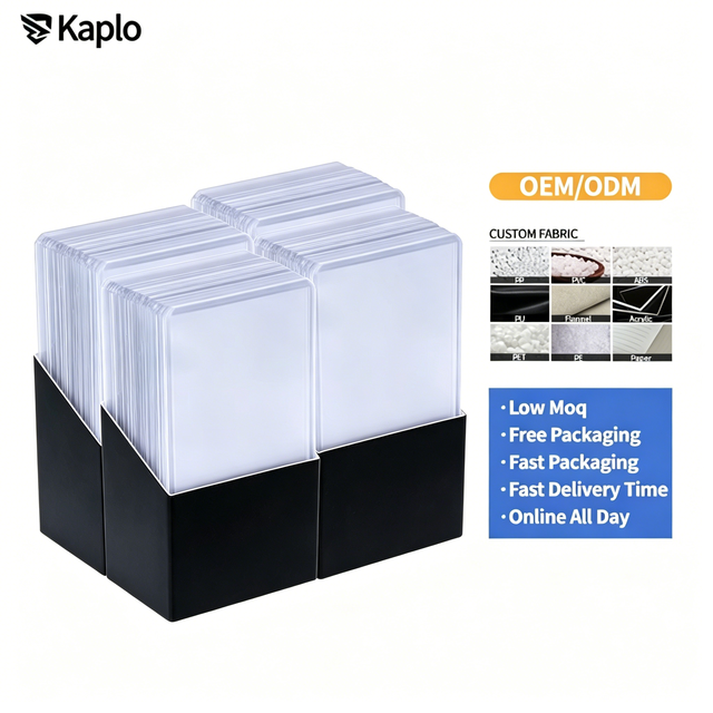 Kaplo 35PT 3x4 Inch Clear PVC Rigid Toploader Card Holder, Trading Card Protector for Trading & Sports Cards, Baseball Cards