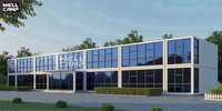 Maison conteneur habitable préfabriquée de 20 pieds, 2 étages, pour la vie en campagne, en acier, villa de luxe, bureau, supermarché