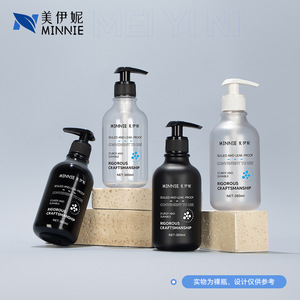 Shampoo <b>Bottle</b> Shower Gel <b>Bottle</b> Lotion <b>Bottle</b> 300ml 500ml Pump Dispenser <b>Empty</b> <b>Plastic</b> Container For Daily Care Products - Product Image 4