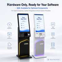 Kiosco Interactivo con Pantalla Táctil de 27/32 Pulgadas, Kiosco de Pie, Kiosco de Autoservicio, Impresora Opcional, Soporte POS, Escáner QR, Cámara