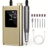Perceuse à ongles sans noyau 40000 tr/min avec aspirateur portable rechargeable Pro Efile
