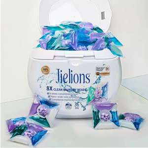 Feste Waschmittel kapseln 5 in 1 für Kleidung und Boden, 36 PCs Umwelt freundliche Reinigungs perlen Großhandels preis - Product Image 1