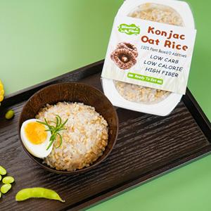 Riz brun <span class=keywords><strong>de</strong></span> konjac végétalien, riz instantané pour micro-ondes, <span class=keywords><strong>substitut</strong></span> <span class=keywords><strong>de</strong></span> céréales complètes, disponible en OEM/ODM - Product Image 1