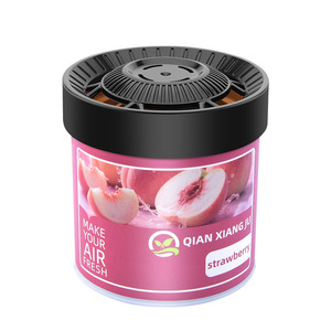 Désodorisant solide OEM/ODM parfum fraise 130g à évaporation naturelle, portable pour voiture et maison, à placer sur les aérateurs - Product Image 1