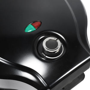 Gaufrier électrique 12 pouces avec plaques antiadhésives, voyant lumineux et nettoyage facile pour la cuisine - Product Image 3