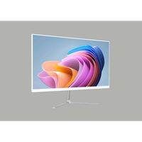 2025 New Design Hot Sale Factory Office Pc I9 I7 I5 1080 Desktop All in One Computer 24'' Monoblock Curved Led Ips Aio Pc