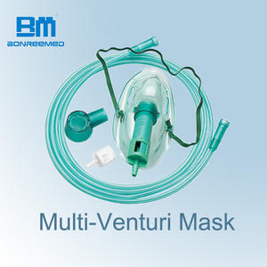 <span class=keywords><strong>Masque</strong></span> à oxygène Venturi jetable médical <span class=keywords><strong>Masque</strong></span> à oxygène multi-venturi en PVC avec système Venturi pour adulte pédiatrique infantile - Product Image 3
