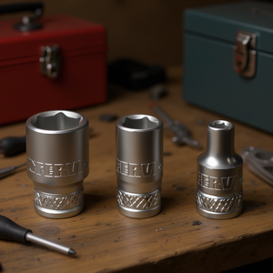 Fervi Hexagon <b>Socket</b> Wrench Normal Series 6mm 8mm 10mm Chrome Vanadium Steel - Product Image 3