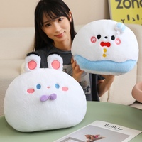 Bantal Boneka Kartun Lucu Lembut dengan Detail Wajah yang Beragam dan Menggemaskan, Aksen Dekoratif untuk Sofa dan Dekorasi Kamar Tidur