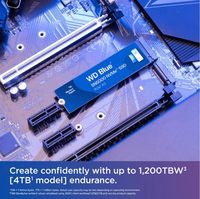 Untuk 4TB untuk Blue SN5000 NVMe SSD PCIe Gen 4.0 M.2 2280 5.500 MB/s Desktop WDS400T4B0E [Generasi Baru]