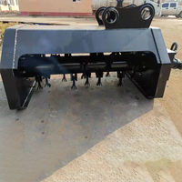 Desbrozadora para Excavadora HUALITONG con Motor y 32 Cuchillas para Limpieza de Terrenos Agrícolas y Zonas Silvestres