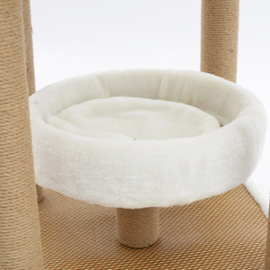 Kingtale Pet fornitore naturale Sisal corda amaca culla per gatti gattini alto gatto arrampicata Stand con peluche trespolo giocattoli - Product Image 4