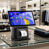 Sistem POS Android All-in-One Layar Sentuh dengan Printer Thermal untuk Toko Kelontong dan Restoran