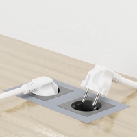 Enchufe de toma de corriente de la UE, protector contra sobretensiones inteligente USB, tira de alimentación de múltiples formas con protección contra sobrecarga