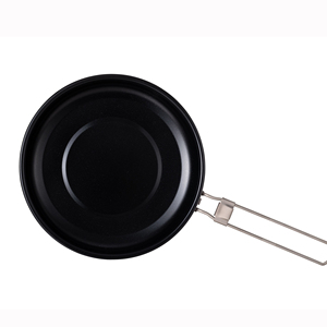 Poêle à frire légère en titane antiadhésive pour le <span class=keywords><strong>camping</strong></span>, la randonnée et les voyages en extérieur D188mm - Product Image 2