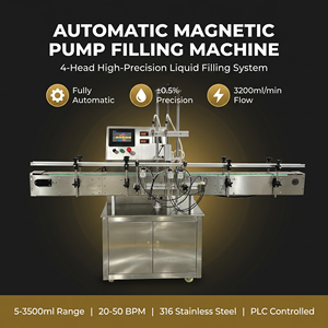 Llenadora Industrial Automática de 2 Boquillas con Bomba Magnética y Control Digital para Botellas de Bebidas y Aceites Esenciales - Product Image 1