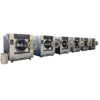Machine à laver industrielle commerciale en acier inoxydable de qualité supérieure entièrement automatique à usage intensif avec moteur de 3,5 à 4,5 kW pour la blanchisserie