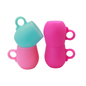 Gobelet chauffant en silicone antiadhésif, écologique et étanche pour la cire, compatible micro-ondes, pour la fusion des perles de cire dure - Product Image 2