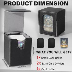 กล่องสำรับไพ่100แบบกำหนดเองสำหรับผู้บัญชาการการ์ดเล่นสองแขนสำหรับแนวหน้า Uta vangioh DIY - Product Image 2