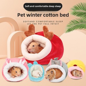 CENIBBLE Hamster Literie en molleton de coton et sac de couchage-Chaleur hivernale écologique pour petits animaux - Product Image 2