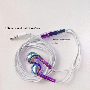 Audífonos Intrauditivos con Cable, Coloridos, Electrochapados, con Bajos Profundos, Micrófono y Control de Llamadas Manos Libres para iPhone y Android - Product Image 3