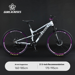 Bicicletta da Montagna <span class=keywords><strong>GUNS.N</strong></span>.<span class=keywords><strong>ROSES</strong></span>, Vendita Diretta dalla Fabbrica, Telaio in Lega di Alluminio, Forcella in Acciaio, Cambio a Velocità Variabile, Sospensione Posteriore, Freni a Disco - Product Image 6