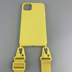 Étui de téléphone antichoc en silicone avec <span class=keywords><strong>cordon</strong></span> tour de cou personnalisé, antivol et anti-chute - Product Image 6