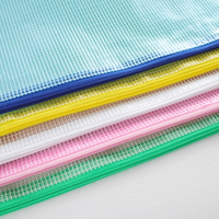 Pochette de haute qualité, écologique, durable, portable, grande capacité, porte-documents, fermeture à glissière, sacs de classement réutilisables