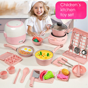 Ensemble de Luxe de <span class=keywords><strong>Cuisine</strong></span> d'Imitation pour Enfants, Jeu de Maison, <span class=keywords><strong>Jouet</strong></span> de <span class=keywords><strong>Cuisine</strong></span>, Fille Garçon Bébé, Couper les Fruits, Ustensiles de <span class=keywords><strong>Cuisine</strong></span> - Product Image 5