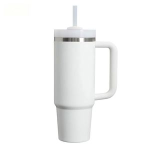 Gobelet de voyage H2.0 pour voiture, 30 oz, à double paroi isolée, avec couvercle, paille et base antidérapante, personnalisable avec logo ODM - Product Image 1