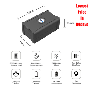 Traceur GPS WanWayTech <span class=keywords><strong>S20</strong></span> 4G avec carte SIM, contrôle à distance, carte 3D, magnétique, portable, pour camion, batterie 6000 mAh, couverture mondiale - Product Image 6