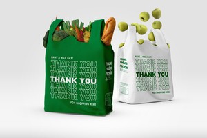 Venta al por mayor de fábrica, logotipo personalizado impreso, tela no tejida, PP reciclado, bolsa de compras, correa de hombro con mango, reutilizable, ecológico - Product Image 2